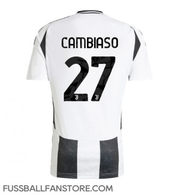 Juventus Andrea Cambiaso #27 Replik Heimtrikot 2024-25 Kurzarm